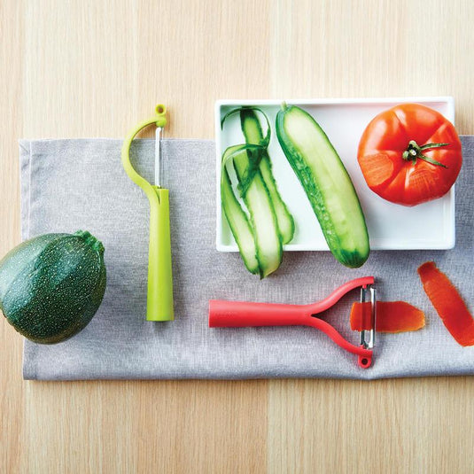 Eplucheur de fruits/légumes avec bac 2 en 1 – Tidy Comfy