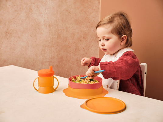 Mc Store - L'assiette bébé ventouse vous apporte 2 grands avantages : la  stabilité et la mobilité. Stabilité. Grâce à la ventouse bien fixée dans le  socle de l'assiette / bol, bébé